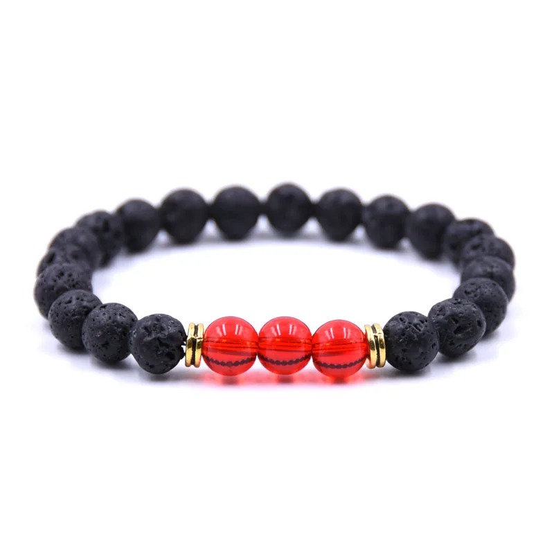 Браслеты HYHONEY и браслеты разных цветов 8 мм бусины из натурального камня