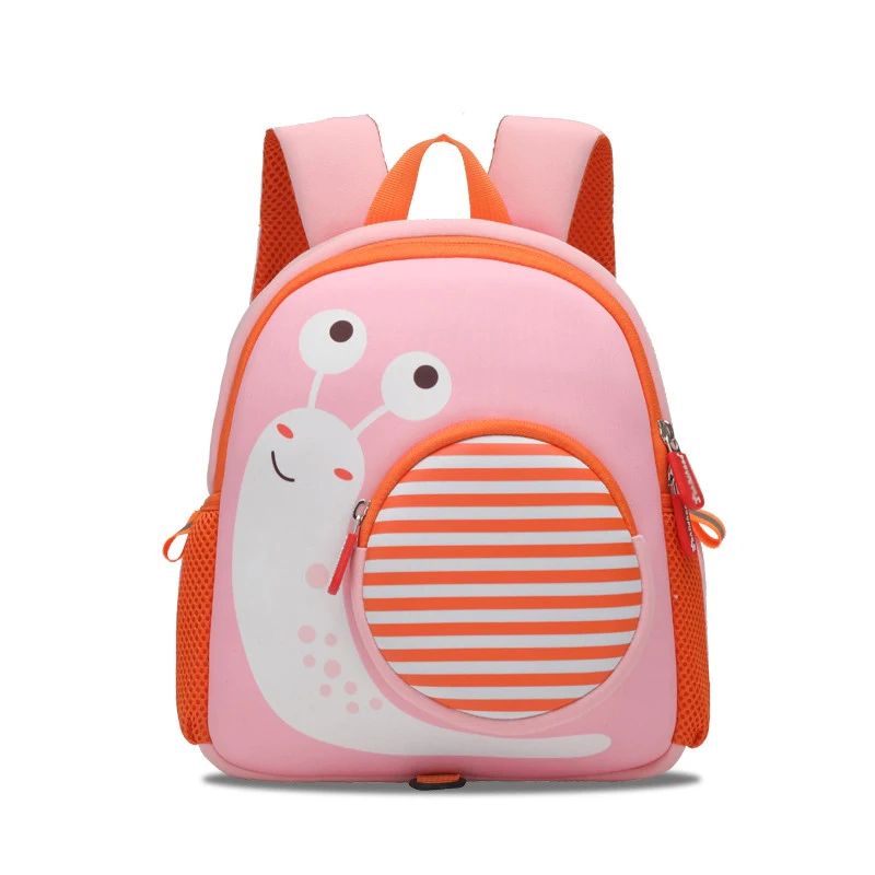 

Toddler Children School Bag for Boys Kids Waterproof Backpack Kindergarten Girls 3D Cartoon Snail Shape Mochila for 2-5 Years
