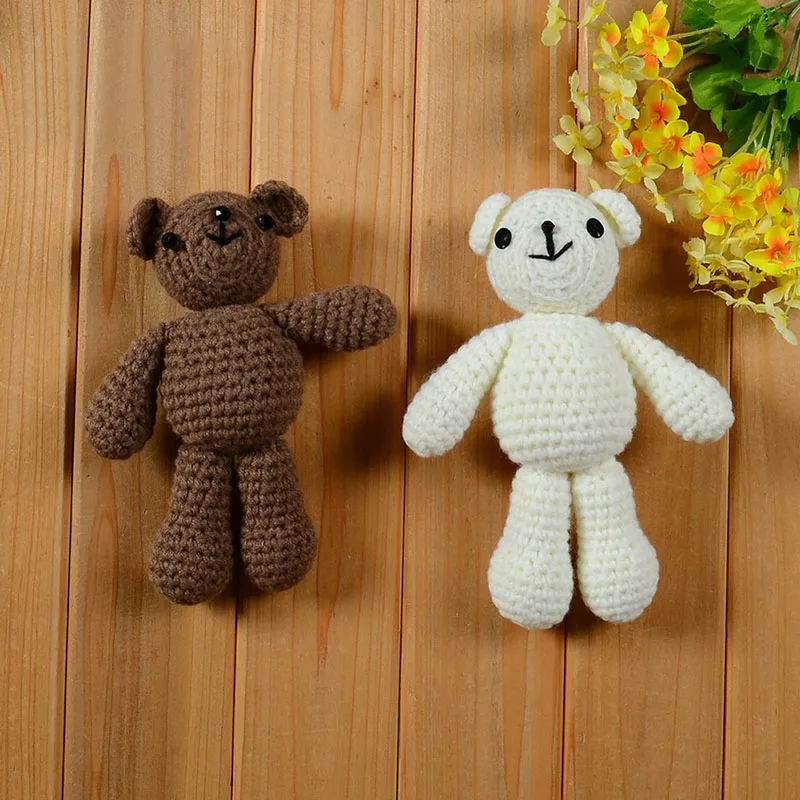 Newborn Baby Girls Boys Bear Photography Prop Photo Crochet Knit Toy Cute Gift | Детская одежда и обувь