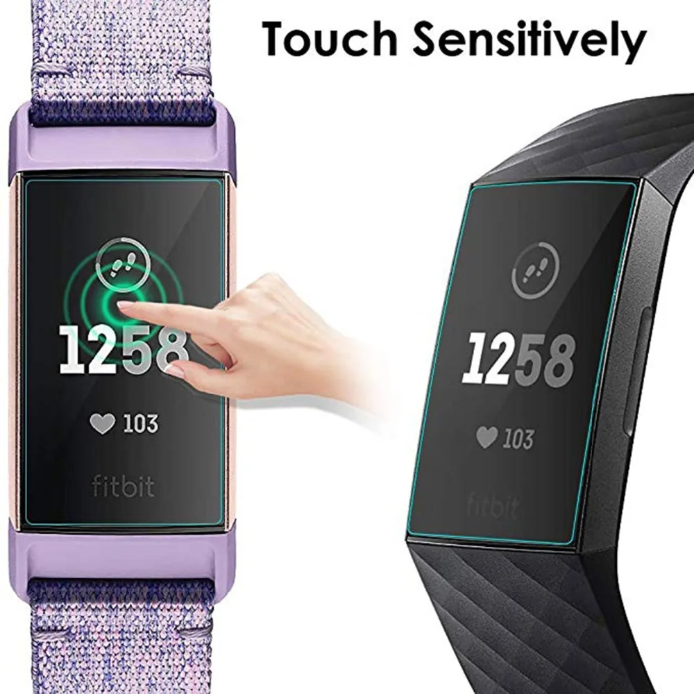 3 шт. защитная пленка для экрана смарт браслета Fitbit Charge 3|Смарт-аксессуары| |