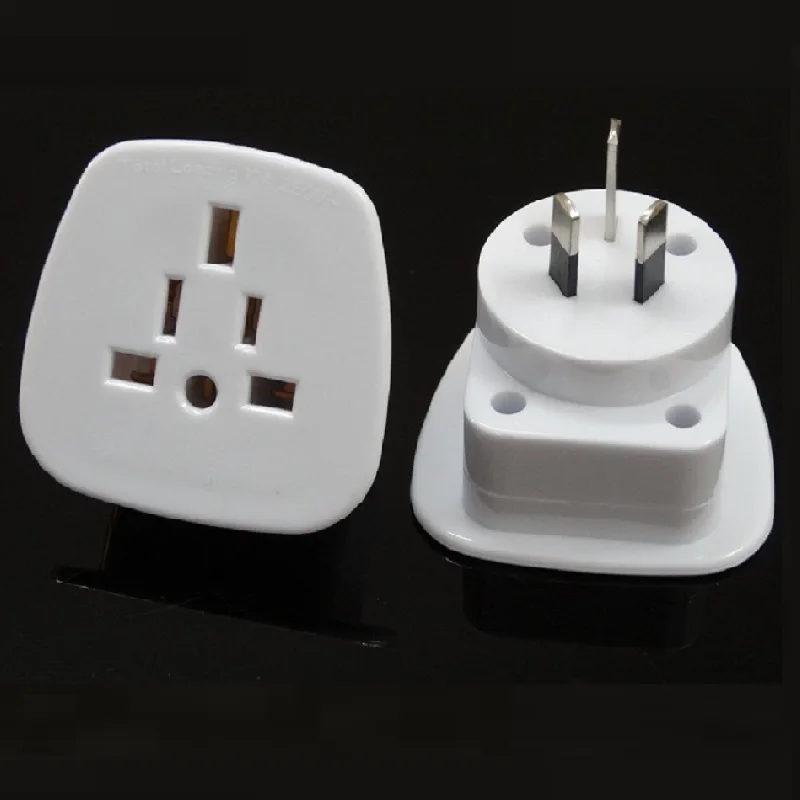 Белый страндартное крепление для 16A/10A 250V трехполюсной штекер питания съемный Штепсель AU разъем 2/5/10/20 штук