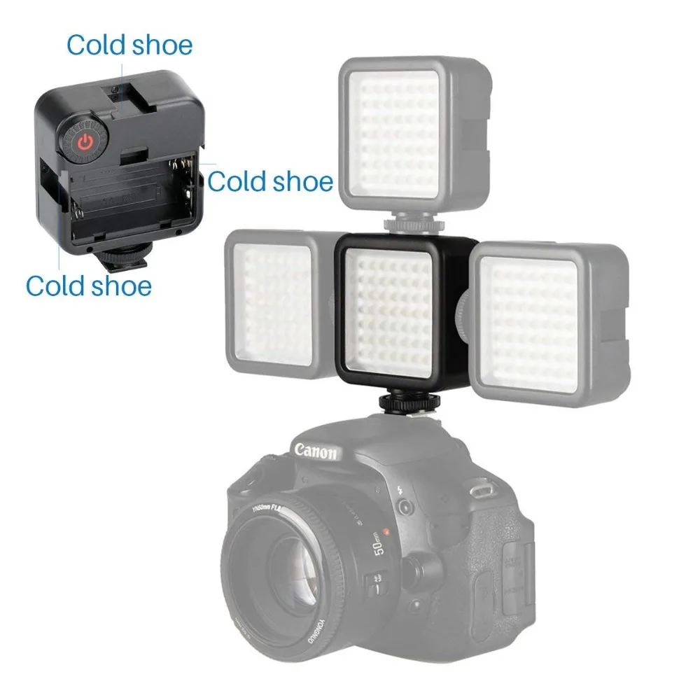 Ulanzi 49 LED видео свет для DJI OSMO Mobile 2 Zhiyun Smooth 4 Gimbal стабилизатор Canon Nikon SONY цифровые DSLR