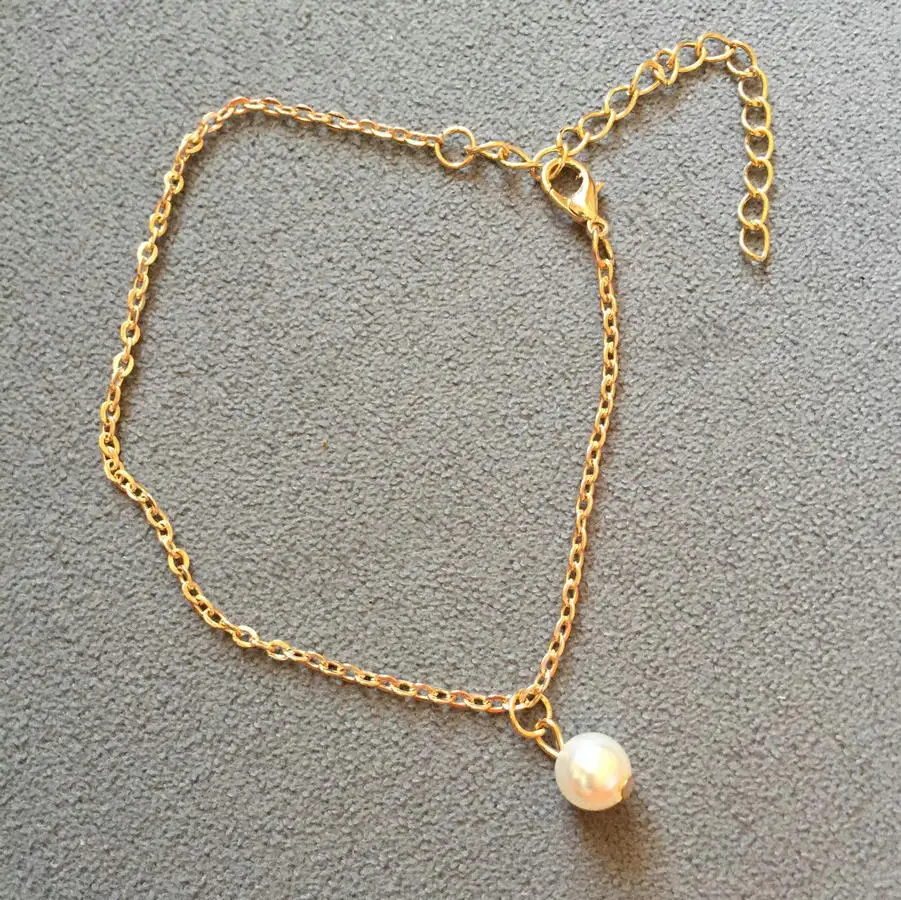 2 шт жемчужный браслет для ног очаровательный новый горячий Celeb Элегантный