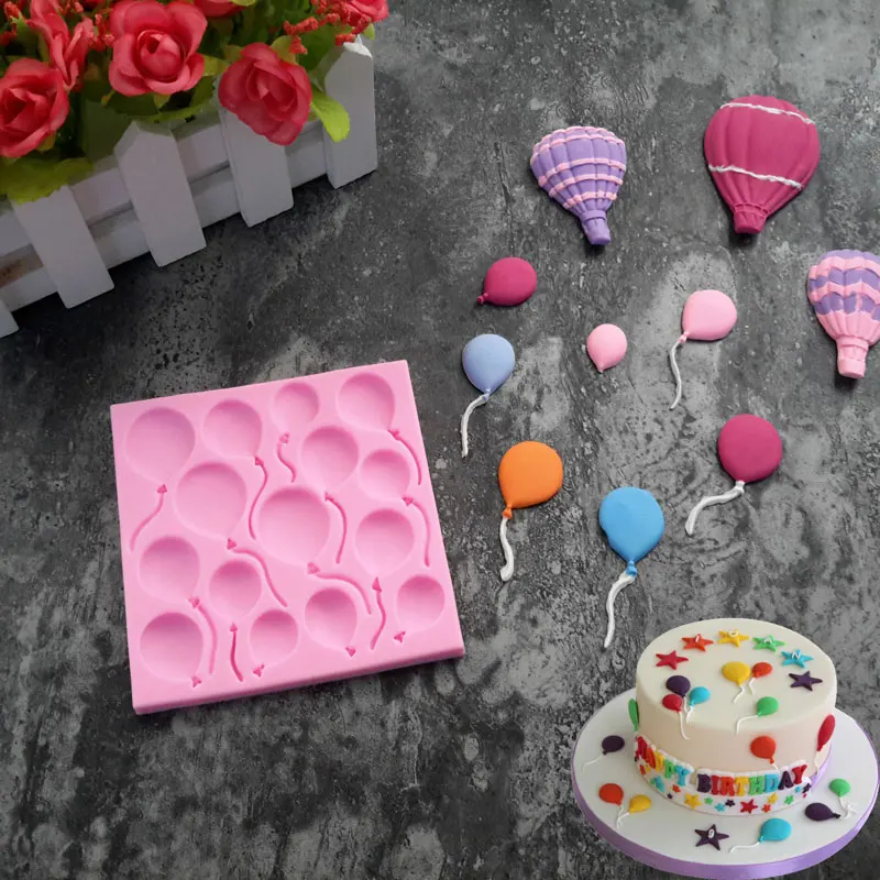 Силиконовые формы для торта с воздушным шаром различных размеров украшения