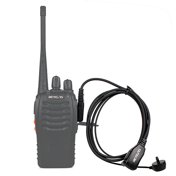 Retevis PTT MIC портативная рация с наушниками гарнитура для KENWOOD BAOFENG UV-5R BF-888s Retevis H777 RT22 TYT HYT Walkie Talkie C9003A