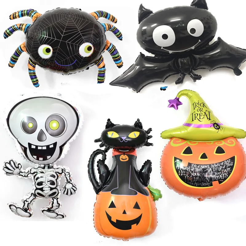 1 шт. alloween Тыква Черная летучая мышь алюминиевый воздушный шар Декор для