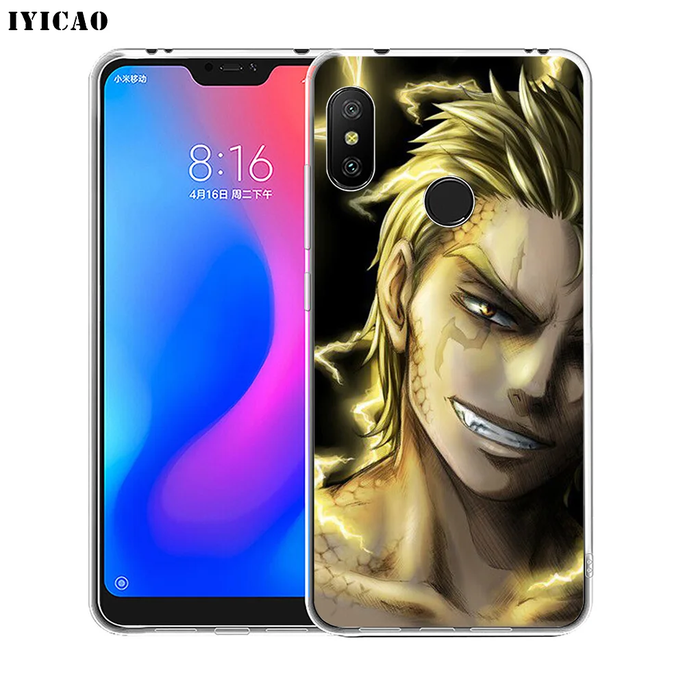 Мягкий силиконовый чехол для телефона IYICAO Laxus Dreyar Fairy Tail Xiaomi Redmi 4A 5A 6A Note 7 6 5 Pro Plus 4X