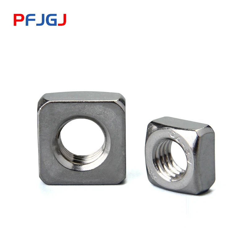 Peng Fa 100/50/20/10 шт. DIN557 GB39 M3 M4 M5 M6 M8 304 и 201 квадратные гайки из нержавеющей стали|Гайки| |