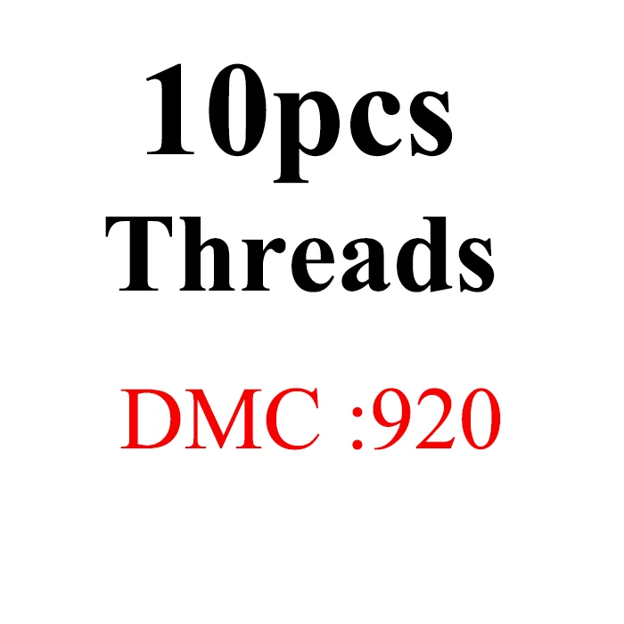 1.2m10pcs-DMC920 Золотые панно, DMC893-926 многоцветные 10 шт./лот длина 1,2 м нитки для вышивки крестиком хлопковое шитье, моток пряжи нить для вышивки наборы нитей - Цвет: 1.2m10pcs-DMC920
