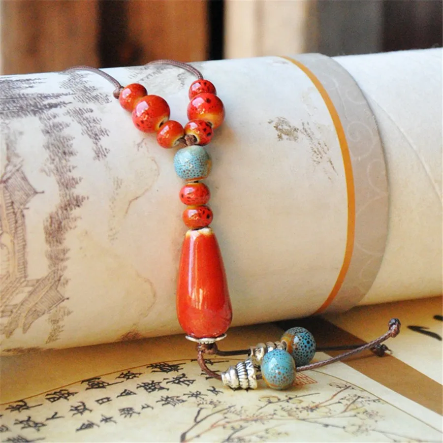 Этнический стиль оригинальный керамический Бронзовый ручной работы