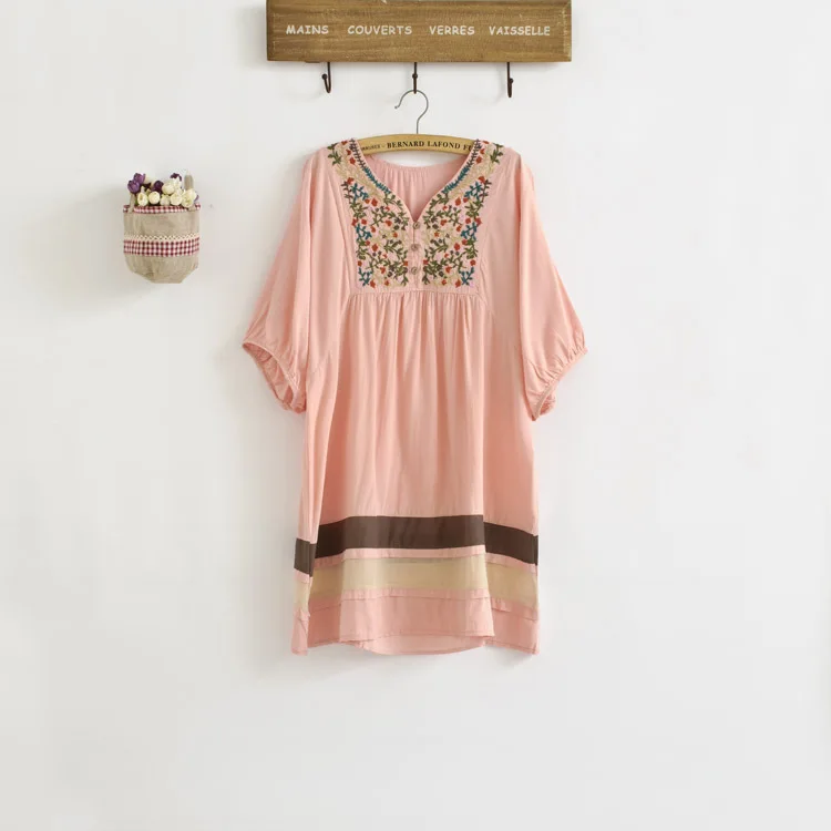 Женское винтажное платье длинное с вышивкой в виде цыпленка 70s 2020|blouse slips|dresses