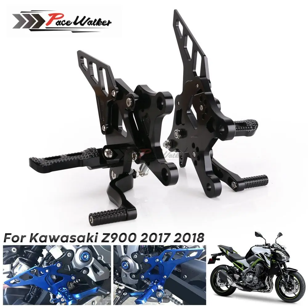 CNC Алюминиевые мотоциклетные регулируемые уличные велосипедные подножки Rearset