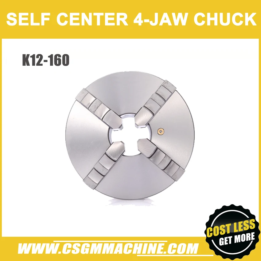 K12-160 4 jaw chuck/160MM manual lathe chuck/4-Jaw Self-centering Chuck | Инструменты