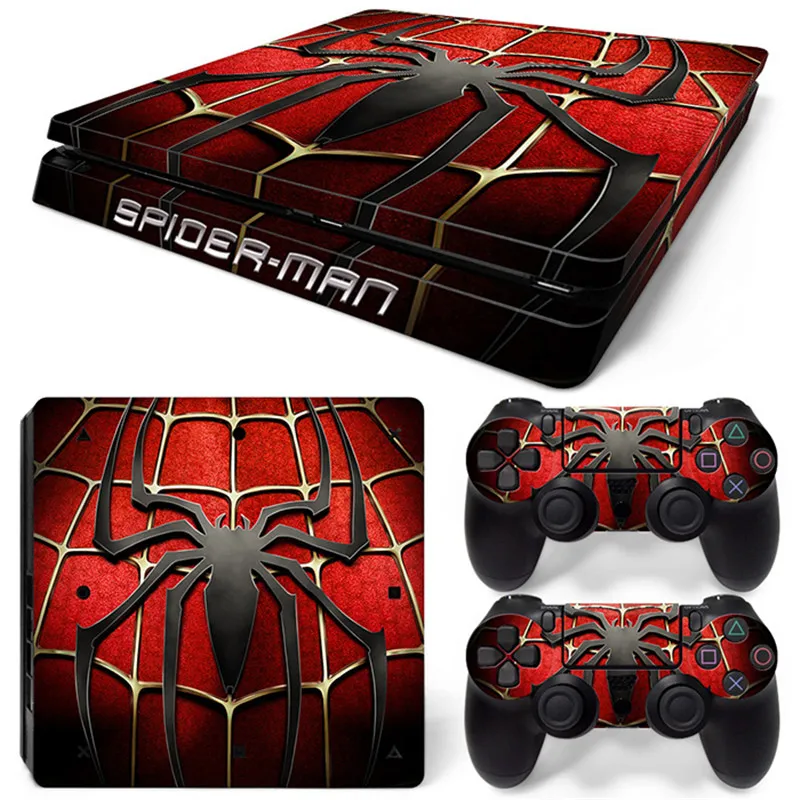 OST наклейка Человек паук виниловая кожа Наклейка Обложка для Playstation 4 Slim Skins|decal skin