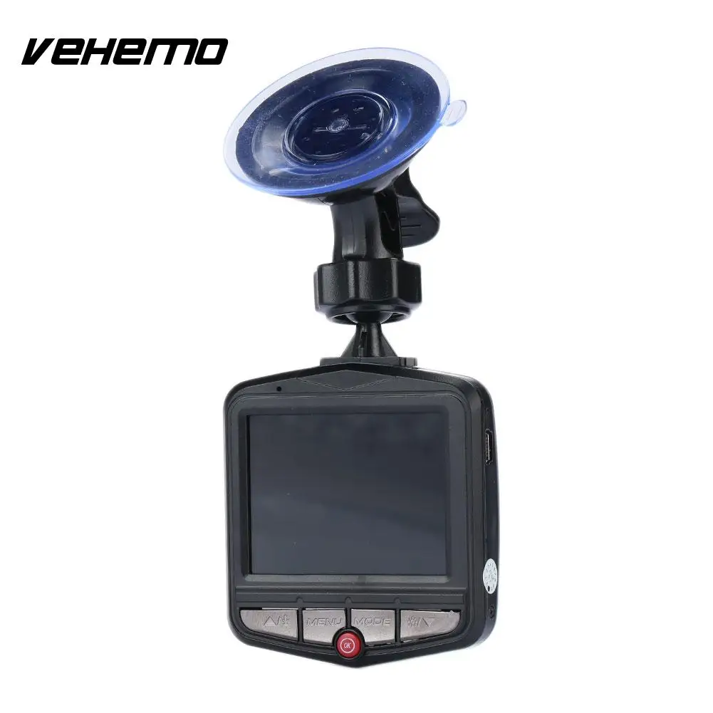 Vehemo 170 градусов 1080 P Dash Cam автомобиля Камера видео Регистраторы DVR прочные вождения