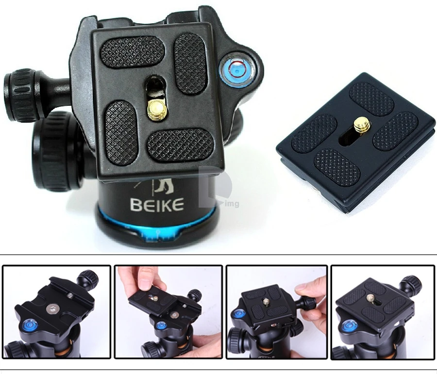 Beike Алюминий Quick Release Plate для BK-03A Ballhead Штатив мяч головой