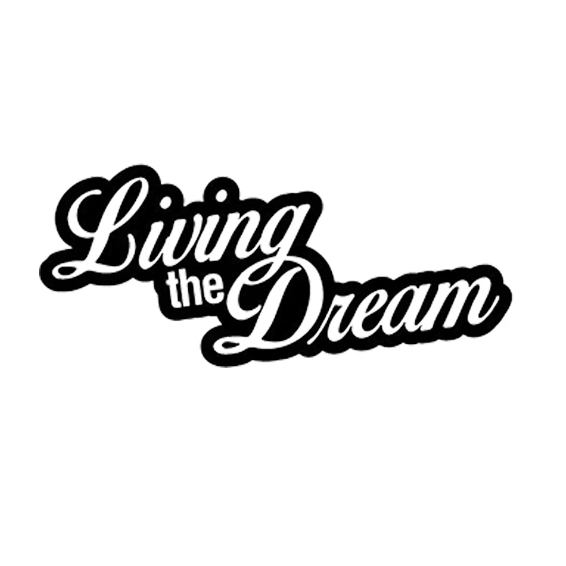 

Life Dreams Stickers Funny Car Notebook Vinyl Interesting Vinyl Car Packaging Personality