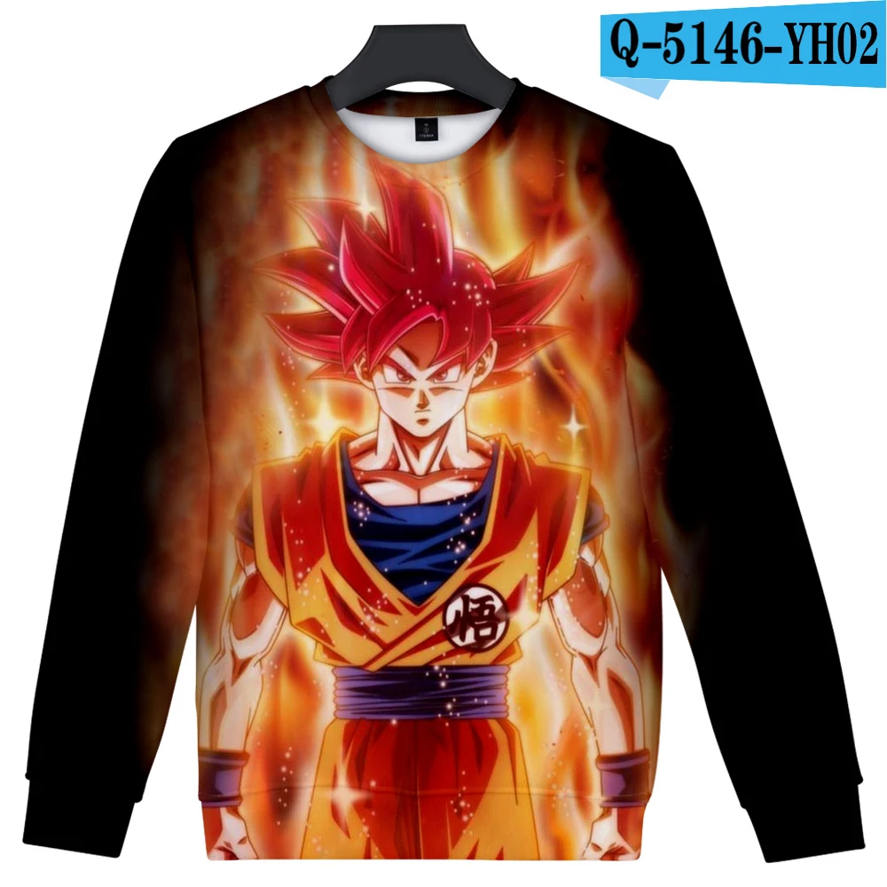 3D Sweatshirt Новейшая куртка в стиле аниме «Драконий жемчуг», Мужская/Женская толстовка, 3D принт, драконий жемчуг, Z Goku, бейсбольная форма, пальто, черные крутые топы, 4XL - Цвет: 3D Sweatshirt