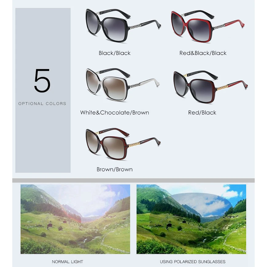 YASANDO роскошные женские солнцезащитные очки поляризационные зеркальные