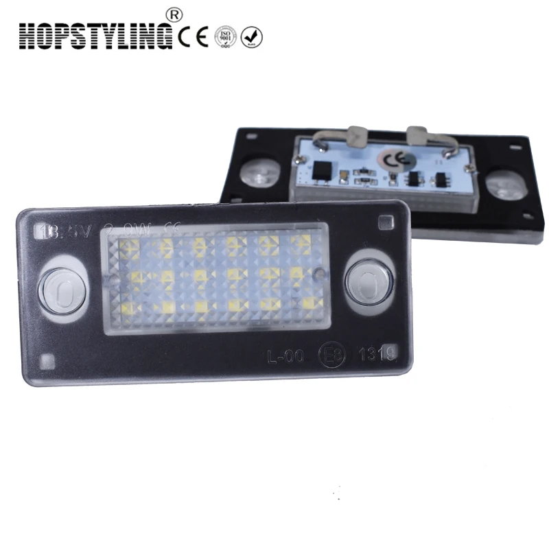 Hopstyling 2 шт./пара 18SMD светодиодный задний номерной знак светильник для Audi A4 S4 Avant RS4 B5 автомобильный аксессуар без кода ошибки