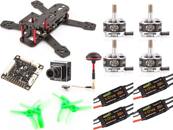 BeeRotor Ультра 180 Мини FPV квадрокоптер с камерой АРФ Combo ZoeFPV Издание F3 AIO D700 Камера