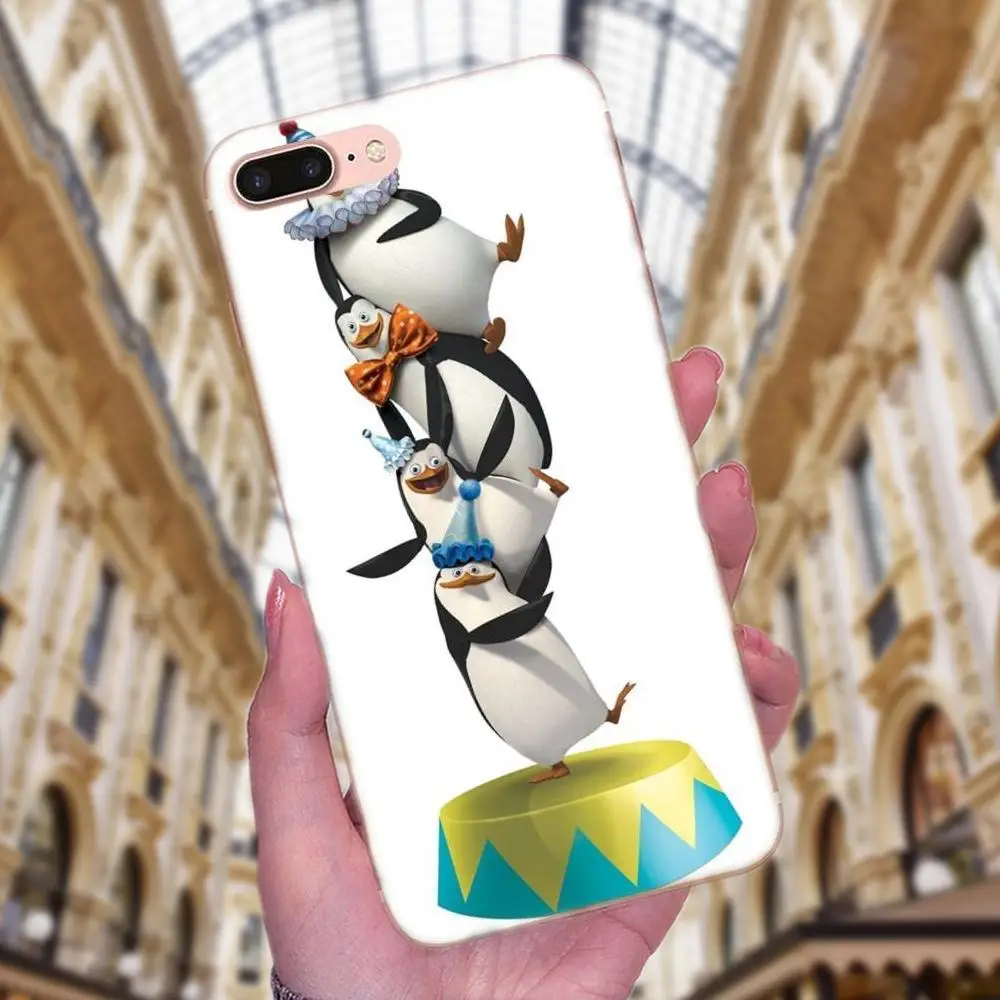 Мягкий сотовый телефон для Xiaomi Redmi Note 2 3 3S 4 4A 4X 5 5A 6 6A Pro Plus Hot Penguins Of мадагаскарский |