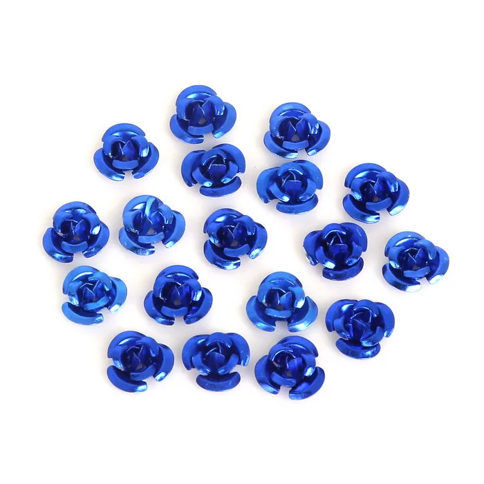 BL Sale100PCS в 3D алюминиевый трехмерный цветок розы разнообразие DIY Смешанные ногтей декоративные гель флэш дизайн ногтей аксессуары - Цвет: BL