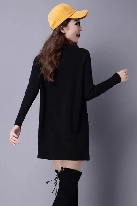 Free Shipping Fashion Casual Women's Clothing Female Solid Color O-Neck Long Sleeved Knitted Sweater Women Soft Wool Pullovers | Женская