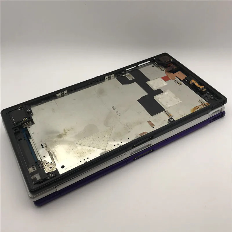 Оригинальная средняя передняя рамка для Sony Xperia Z Ultra XL39h XL39 C6802 C6806 C683 Корпус