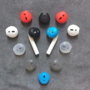 2 шт.пара амбушюры для Airpods Беспроводные Bluetooth для iphone 7 7plus наушники Силиконовые амбушюры чехол для наушников амбушюры