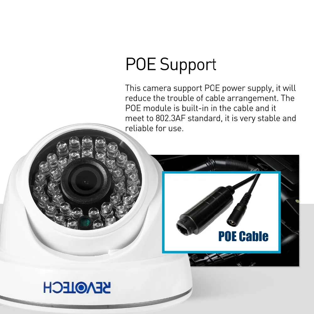 POE HD 1080P 36 LED IR домашняя IP камера 2.0MP купольная безопасности ONVIF ночное видение P2P CCTV