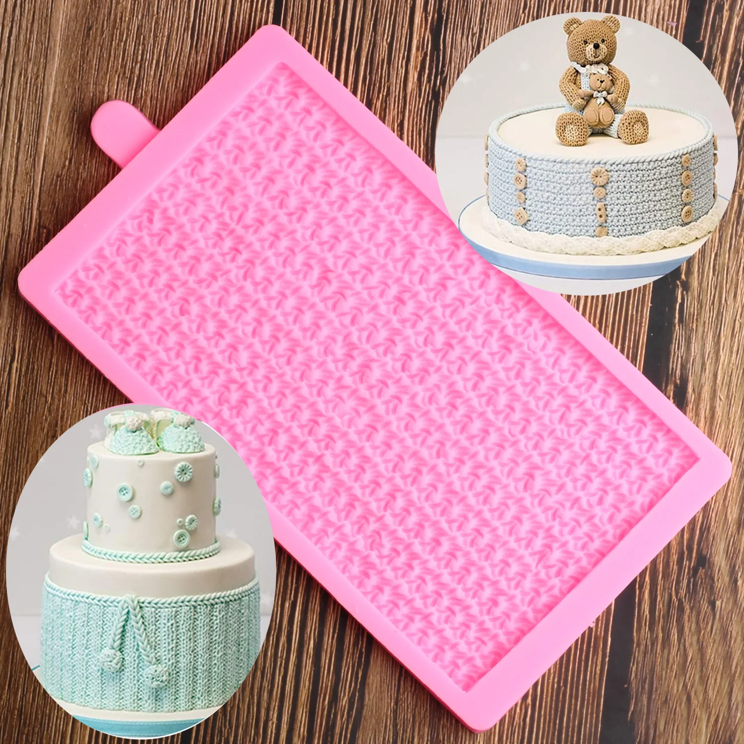 Силиконовые формы для вязания DIY новый вид инструменты украшения торта на день