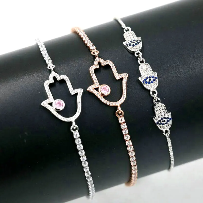 BPPCCR с украшением в виде кристаллов кубического циркония для женщин браслет