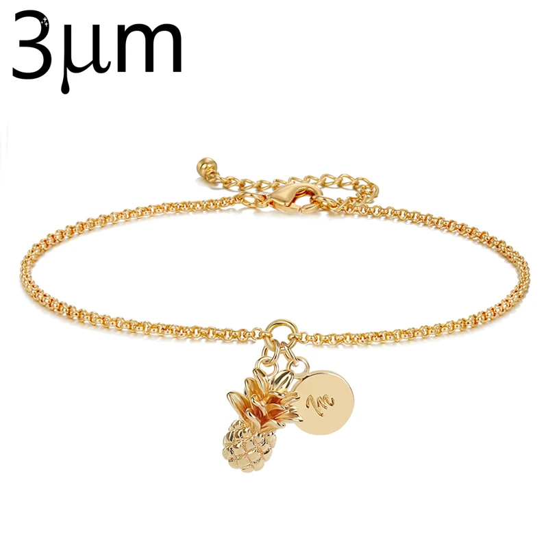 3 метра дропшиппинг ананас изготовленный на заказ браслет для женщин цепь ссылка
