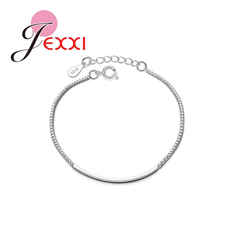 

Fashion Simple Style 925 Sterling Silver Women Bracelet Pretty Elegant Accessories For Young Girl Low Price Promotion