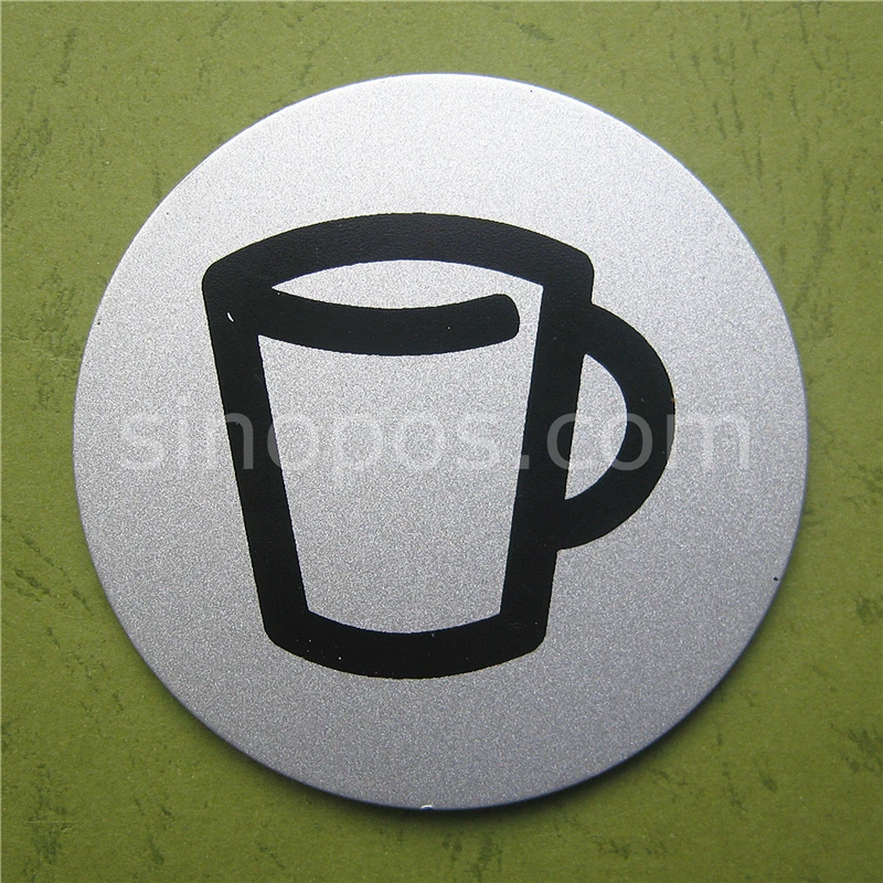 Дверной знак для кладовой комнаты Алюминиевый металлический чайный шкаф зона