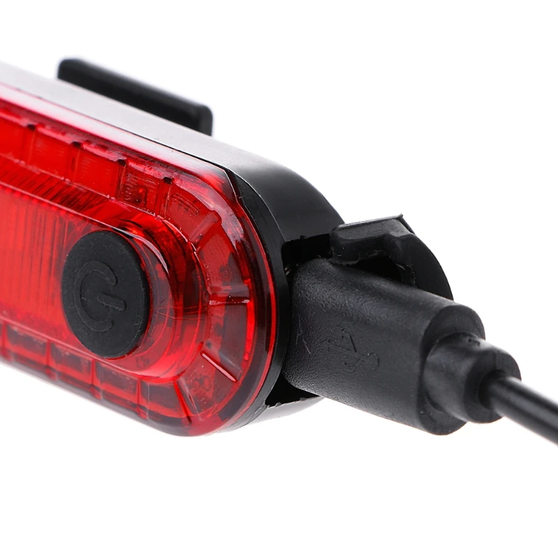 Высокая яркость USB Перезаряжаемые велосипедные фары 4 режима 5 светодиодный