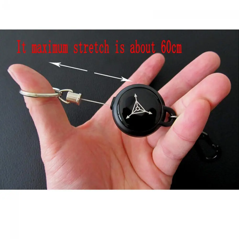 1PC High Strength Retractable Pull Chain Reel Card Badge Holder Belt Metal Key Anti-lost Creative Gift Hot Sale | Автомобили и