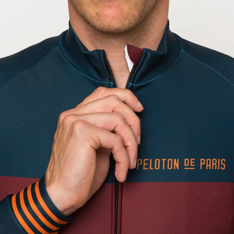 Autumn De paris team cycling clothing Spring long sleeve cycling jersey men Breathable bike riding shirt polyester