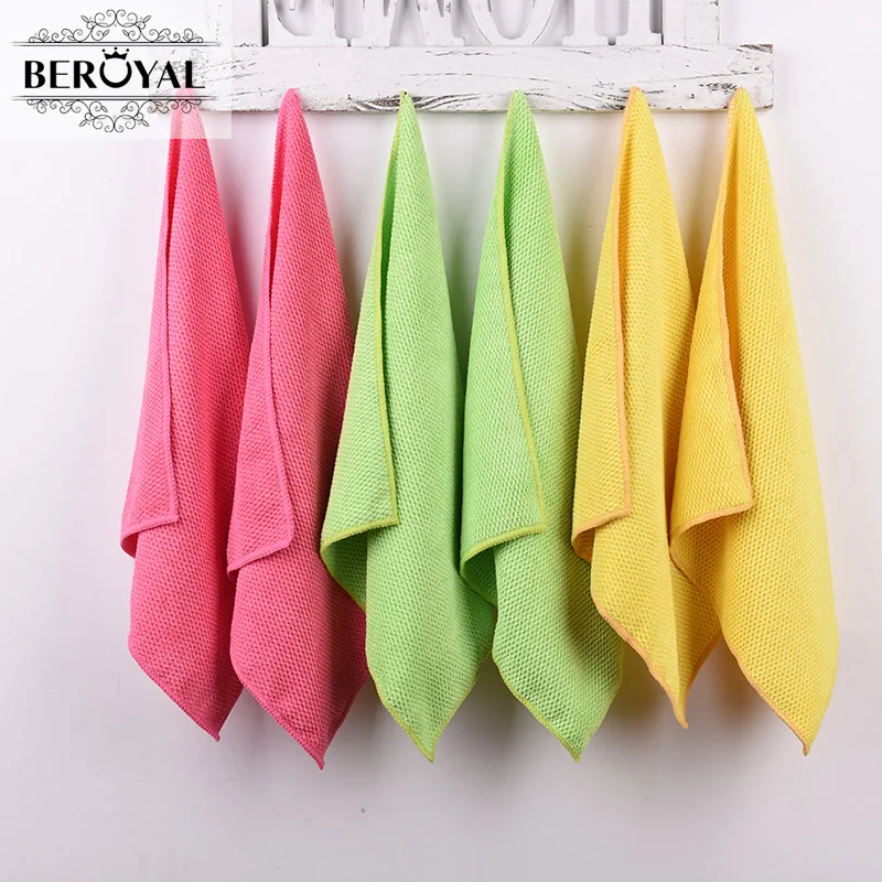 Новый 2016 - 3PC/много ткань из микроволокна кухонное полотенце вафель соткать