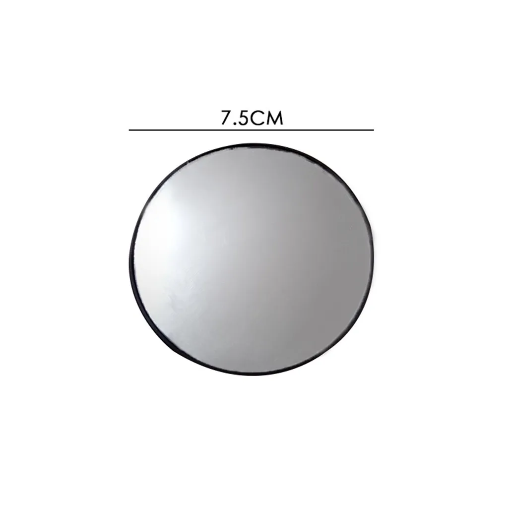 Mini Pocket Mirror Convenience Portable 10X Pagnifying Glass With 2 Suction Cups Round Cosmetic Silver Makeup Facial Details | Красота и