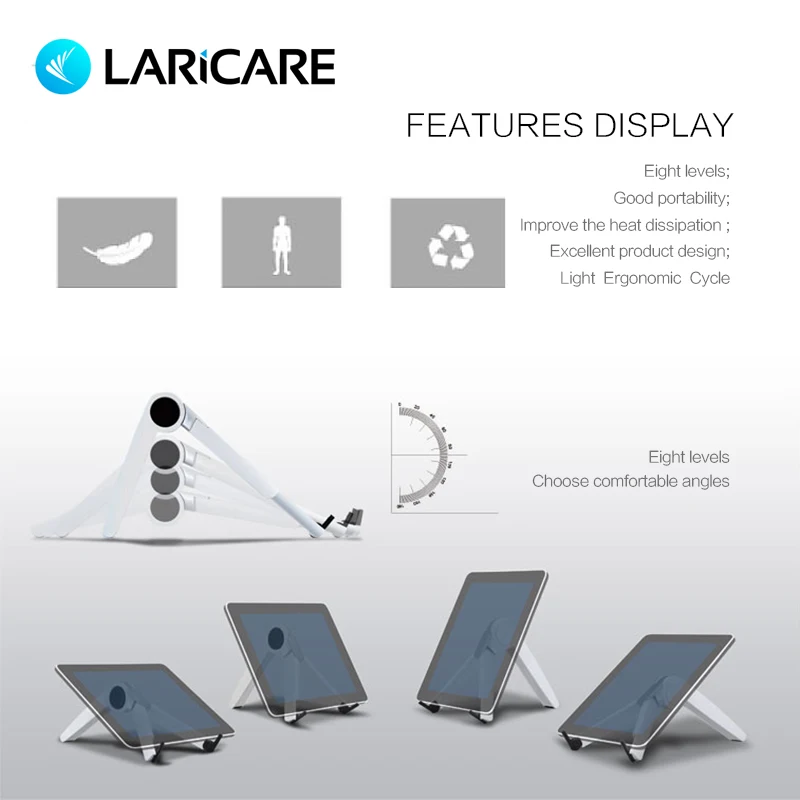 LariCare 3 в 1 Подставка планшетные телефоны и держатель для ноутбука поддержка 5 Inchs