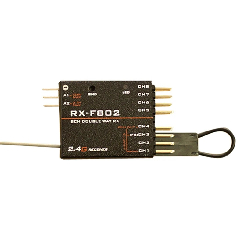 Высокое качество DIY rx-f802 8ch приемник для FrSky x9d плюс ДПФ dht | Игрушки и хобби