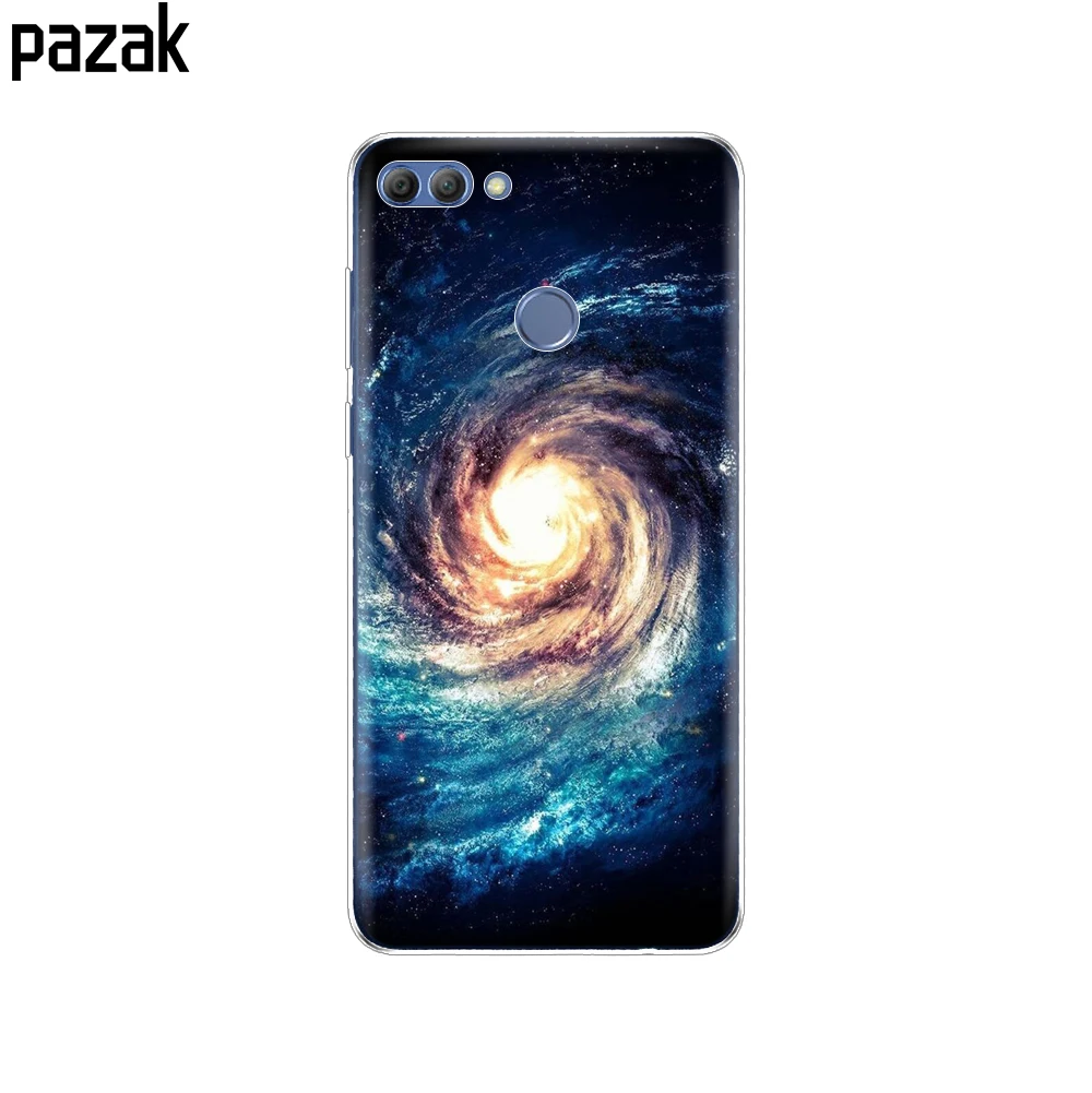 Чехол для huawei P Smart чехол Enjoy 7S Мягкий ТПУ силиконовый чехол-накладка для huawei P Smart Coqa чехол с принтом