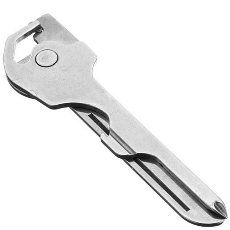 MrY Новый мини брелок Мультитул 6 в 1 Utili Key для кемпинга выживания спасения