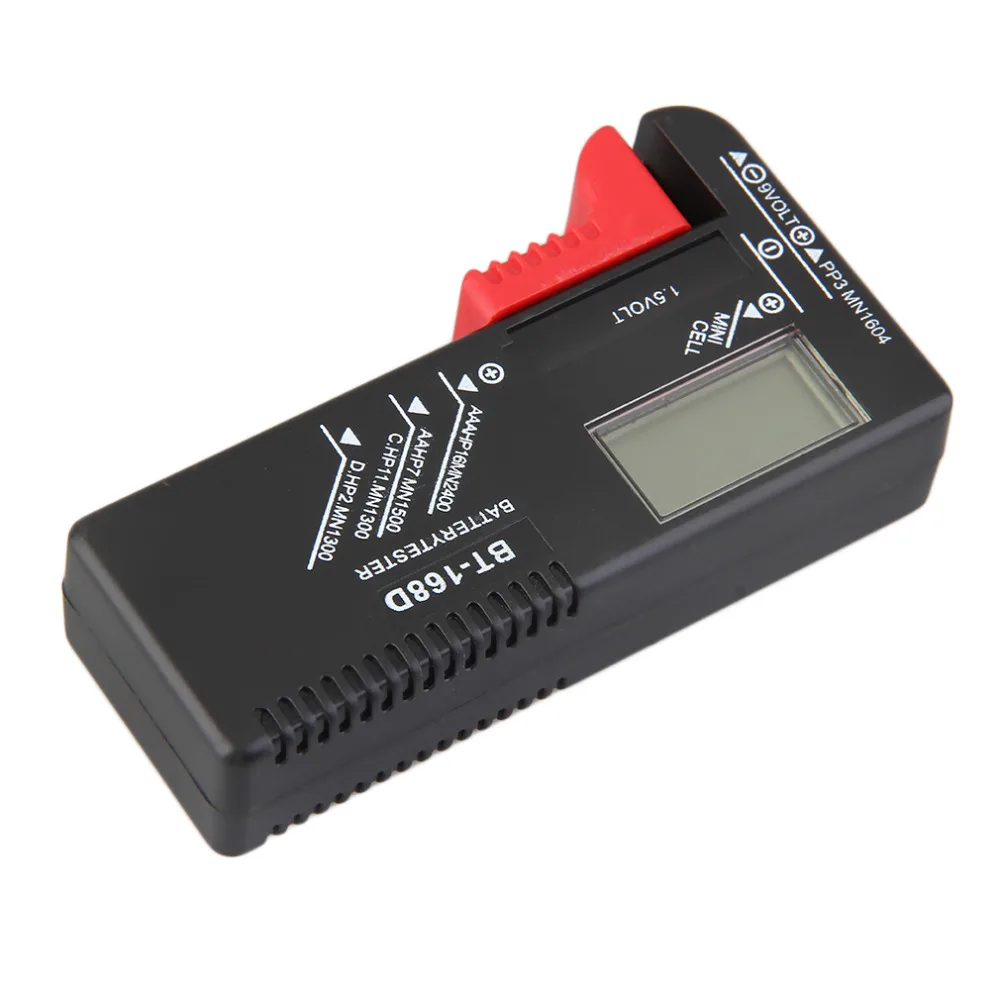 Горячая AAA AA C D батарея тестер BT 168D 1 5 V 9V кнопка сотового RechargeableHot новое