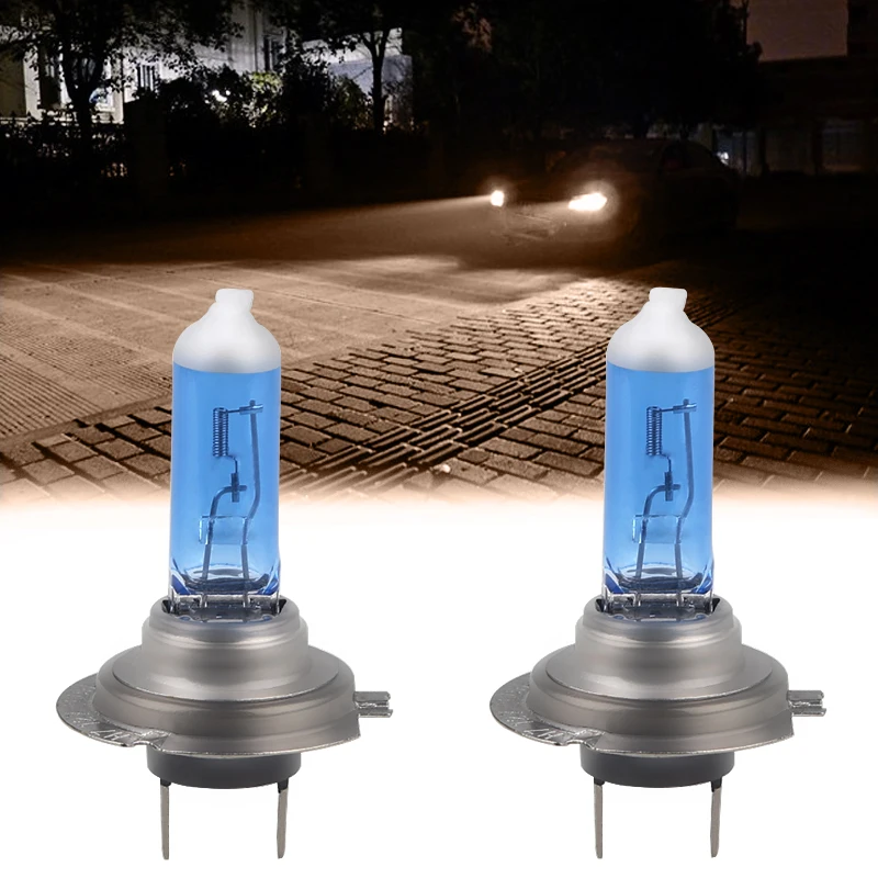 

Urbanroad 2PCS H7 12V 100W 6000K Xenon H7 Super White Halogen Car Light Source Bulbs Headlights Auto Lamp Parking Cars
