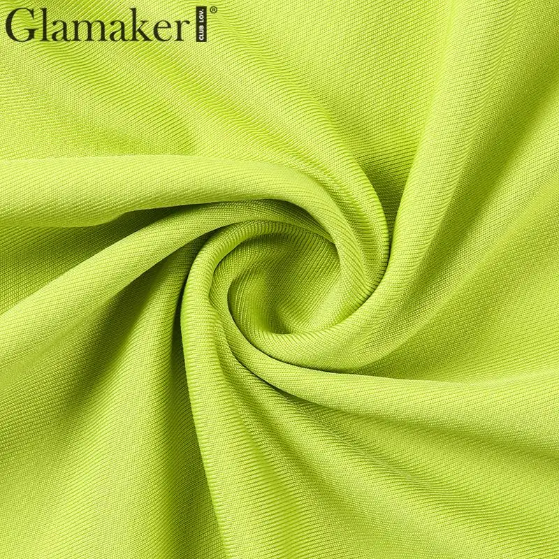Женский боди Glamaker облегающий с коротким рукавом и высокой шнуровкой короткие
