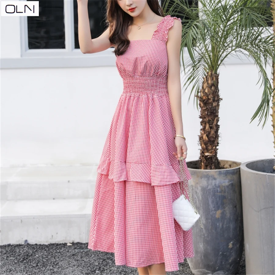 Vestidos/платье летнее платье в Корейском стиле во французском ретро с надписью tea break