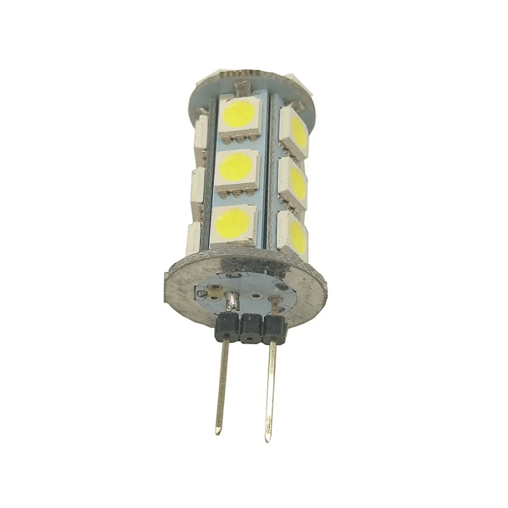 G4 светодиодный светильник DC12V Холодный/теплый белый 360 градусов Би-pin Огни 5050SMD 18